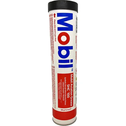 Mobil Aviation Grease SHC 100 packaging